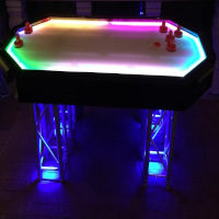 LED 6 Player Air Hockey