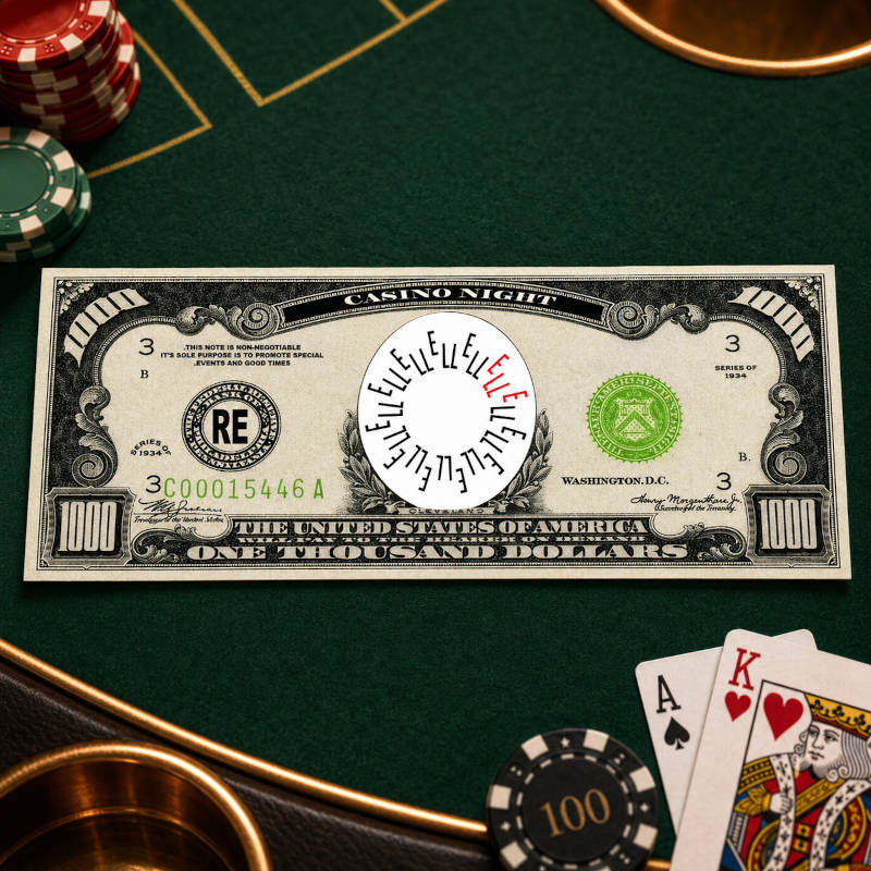 Custom Funny Money & Chips Custom Funny Money & Chips
