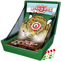 Just as it's name suggest, try to hit the bull's eye to win prizes.
