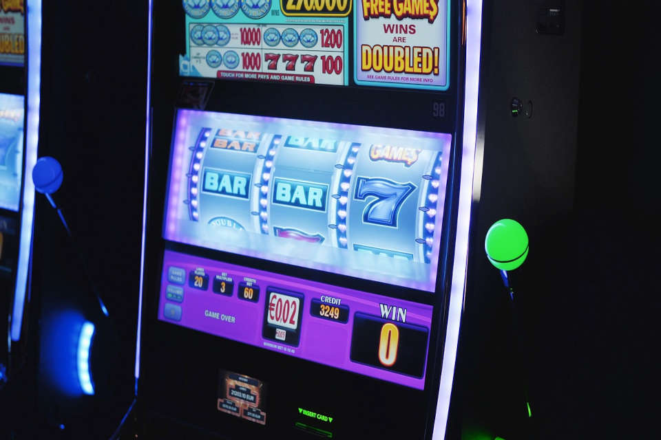 slot machine for casino night fundraiser